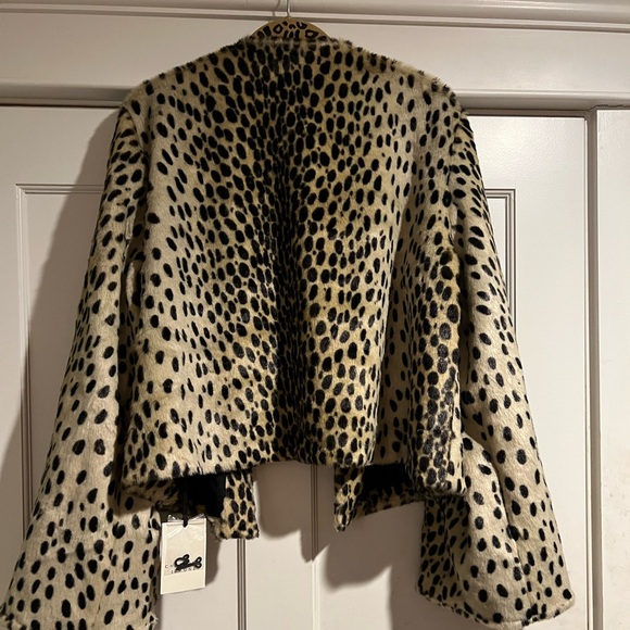Charlotte Simone - Shirley Coat - Leopard Print - XL - NWT - Picture 12 of 15